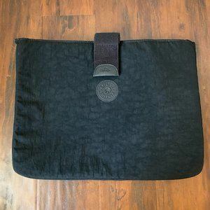 KIPLING Black Padded Laptop Sleeve Case Fits Up To 17” Screen